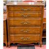 Image 2 : 3PC FRENCH PROVINCIAL BEDROOM SET; TALL BOY/