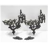 Image 1 : 2 X WALL MOUNT ANTIQUE CANDLE HOLDERS