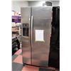 Image 1 : GE STAINLESS STEEL SIDE BY SIDE FRIDGE WITH INDOOR