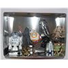 Image 1 : TIN OF COLLECTABLE STAR WARS COLLECTABLES