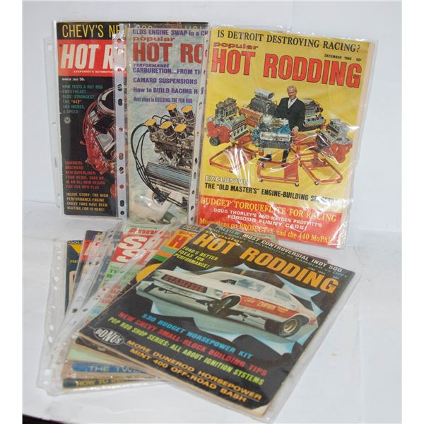 LOT OF VINTAGE CAR MAGAZINES