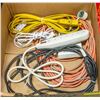 Image 1 : BOX OF EXTENSION CORDS INDOOR/OUTDOOR