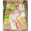 Image 1 : FLAT OF NEW FISHING LURES AND 7-PACKS OF