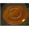 Image 1 : ROUND WOODEN DISPLAY TRAY 24" DIAMETER