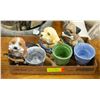 Image 1 : RESIN DOG PLANTER 3 PACK