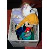 DISNEY ARIEL SINGING COIN BANK, SINGING ANNA PLUSH