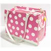 Image 1 : PINK POLKADOTTED QUALITY SMALL PET CARRIER