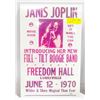 Image 1 : 1970 JANIS JOPLIN CONCERT POSTER - REPRODUCTION