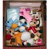 Image 1 : BOX WITH DOG ACCESSORIES AND 12 SQUEAKY TOYS &