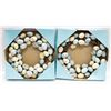 Image 1 : BOX WITH 2 BLUE EASTER EGG WREATHS