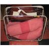 Image 1 : VINTAGE PINK HUSDON BAY 3 BAR WOOL FULL BLANKET