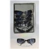 Image 1 : 6 PAIRS OF SMOKED BLUE LENS ITALIAN DESIGNED