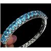 Image 2 : Natural Unheated Swiss Topaz Bangle