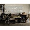 Image 2 : CONTENT OF CALIBRATION CORNER INCLUDING; SAMSUNG 32 INCH TV, WOODEN WORKBENCH WITH WISE,