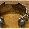 Image 4 : Robert & Bernice Leekya Zuni Silversmiths Watch Cuff