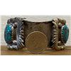 Image 6 : Robert & Bernice Leekya Zuni Silversmiths Watch Cuff