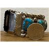 Image 7 : Robert & Bernice Leekya Zuni Silversmiths Watch Cuff