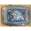 Image 1 : Silver Belt Buckle with Eagle hallmarked T & R Singer