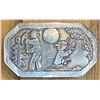 Image 1 : Nice Storyteller Belt Buckle by Dine’ (Navajo) Artist Floyd Becenti, Jr.