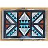 Image 1 : Intricate Inlay Buckle created by Master Zuni Jewelry Artists Leander and Lisa Othole