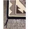Image 2 : Vintage Two Grey Hills Weaving with Picture of the Weaver