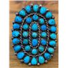 Image 1 : 35 Turquoise Stone Cluster Ring