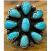 Image 1 : 9 Turquoise Stone Cluster Ring
