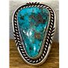 Image 1 : Large Turquoise Stone Ring
