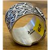 Image 4 : Gary Reeves Spider Web Kingman Stamped Ring