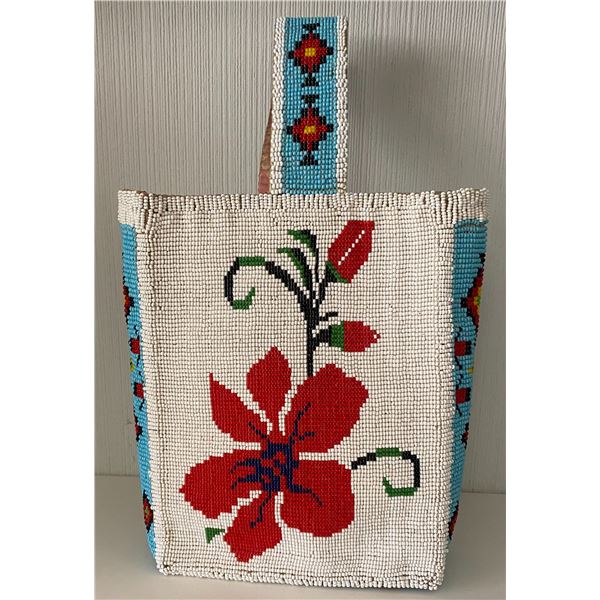 Vintage Fully Beaded Bag