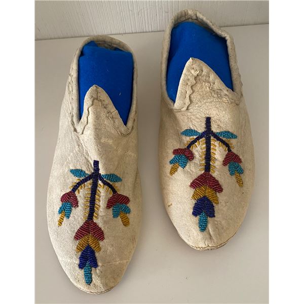 Circa 1900 Santee Sioux Slippers
