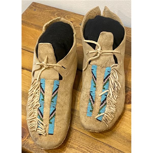 Northern Cheyenne Moccasins Very Early 1900s