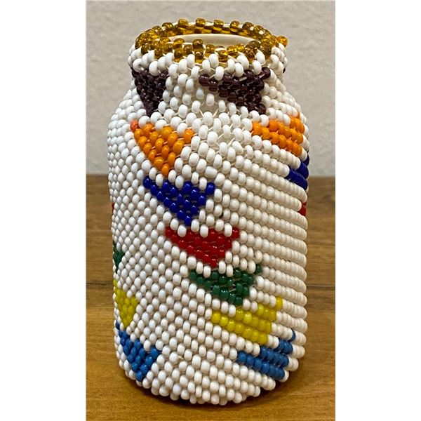 Vintage Fully Beaded Bottle out of the Juanita Barkley Estate