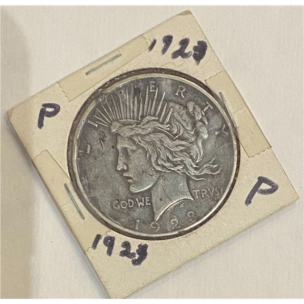 1923 Peace Silver Dollar