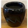 Image 3 : Santa Clara Small Jar signed Florence  Heavily Carved