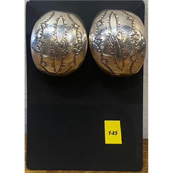 Sterling Stamped Clips