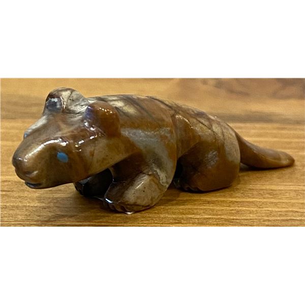 Picasso Marble Badger Zuni Fetish