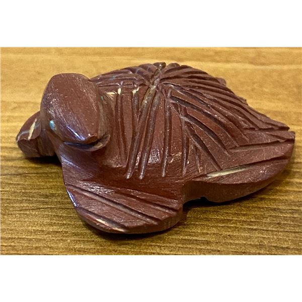 Pipestone Zuni Turtle Fetish