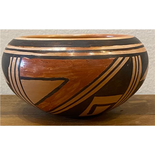 Vintage Hopi Bowl by Freida Poleahla