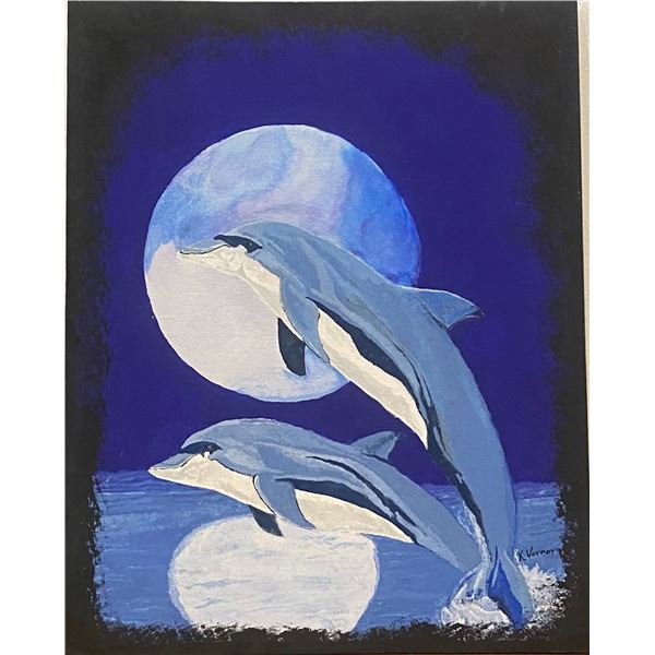 Original Acrylic Painting by Lenape (Delaware) Nation Artist Kenny Vernoy