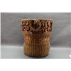 Image 4 : MICMAC/PENOBSCOT INDIAN BASKETRY CYLINDER