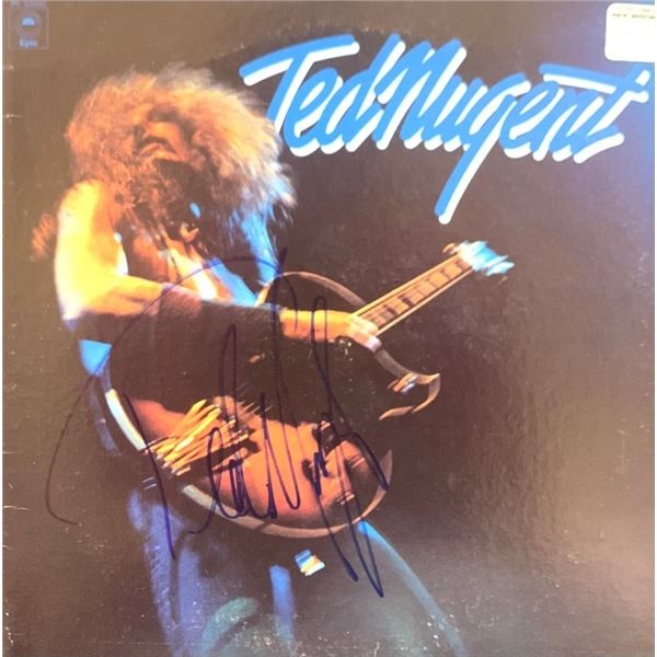 Signed Ted Nugent Album Cover (his debut album)