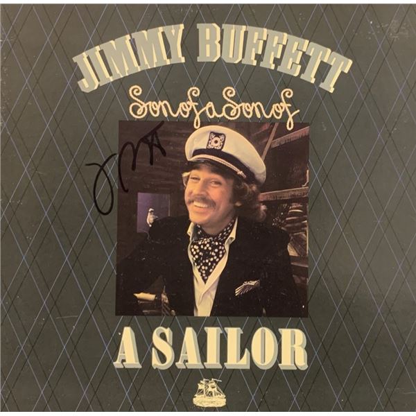 Signed Jimmy Buffet Son of A Son Of A Sailor Album Cover