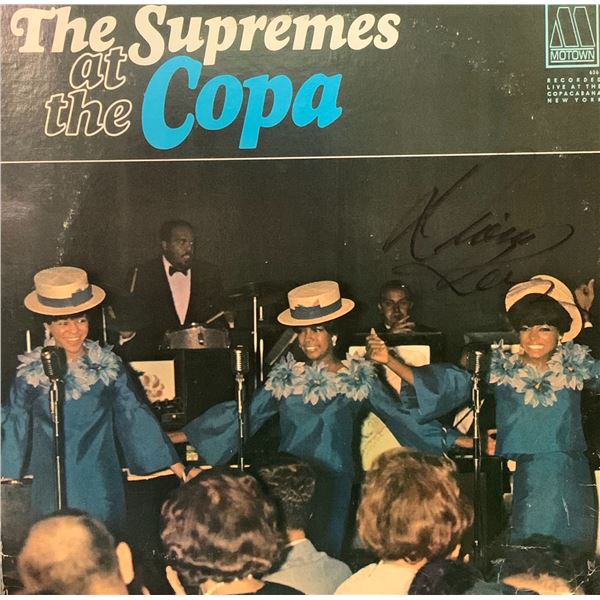 Signed Supremes At The Copa Album Cover