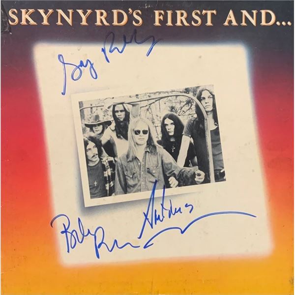 Signed Lynyrd Skynyrd First and Last Album Cover