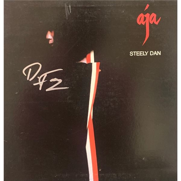 Donald Fagen Signed AJA Album Cover