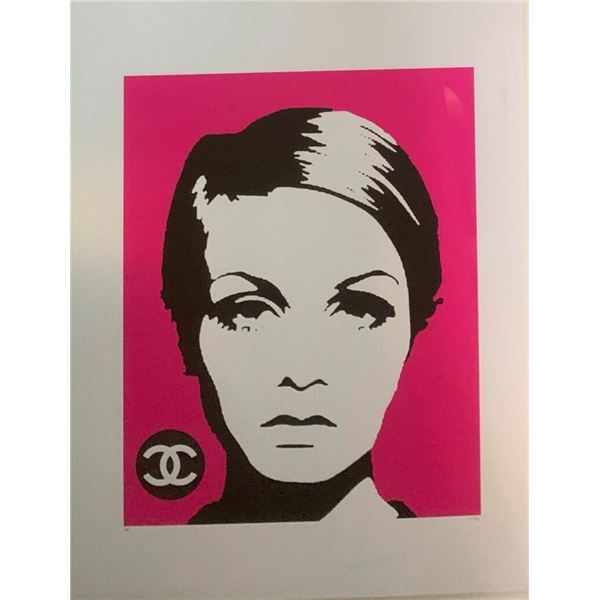 Limited Edition Twiggy 1960s Pop Art for Chanel Print