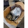Image 3 : BOX OF ELECTRICAL HARDWARE AND TACKLEBOX WITH SHOP SUPPLIES AND HARDWARE
