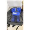Image 2 : RAKGEAR BACKPACK WITH SIZE 9 FUZZY BOOTS, INFLATABLES PUMP AND INFLATABLE