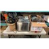 Image 1 : KEURIG AND BLACK AND DECKER COFFEE MAKERS, PROPANE HEATER AND KITCHEN APPLIANCES